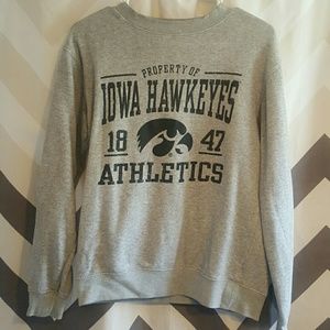 Iowa hawkeye crew neck sweatshirt